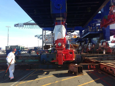 Harbor Industrial Services Crane Offloading and Commissioning
